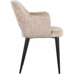Richmond Interiors Stoel Giovanna Be trendy 1673 rose - Khaki velvet