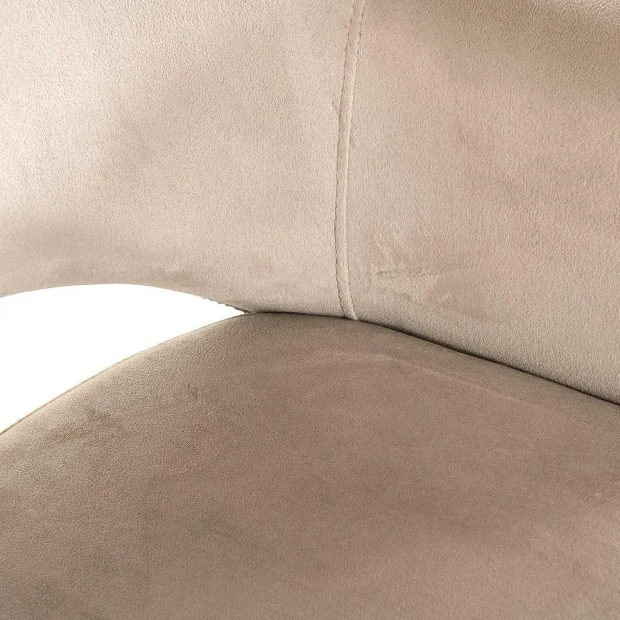 Richmond Interiors Stoel Giovanna Be trendy 1673 rose - Khaki velvet
