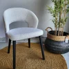 Richmond Interiors Stoel Savoy white bouclé - Showroommodel