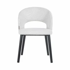 Richmond Interiors Stoel Savoy white bouclé - Showroommodel