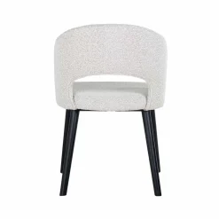 Richmond Interiors Stoel Savoy white bouclé - Showroommodel