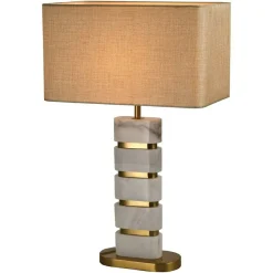 Richmond Interiors Tafellamp Lenore incl. lampenkap goud