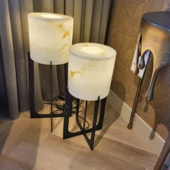 Richmond Interiors Tafellamp Loura groot Brons