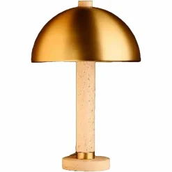 Richmond Interiors Tafellamp Jara geborsteld Goud