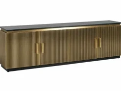 Richmond Interiors TV-dressoir Ironville 4-deuren (Gold)