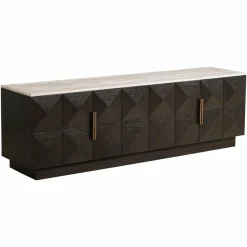 Richmond Interiors Tv-dressoir Claremont 4-deurs Bruin