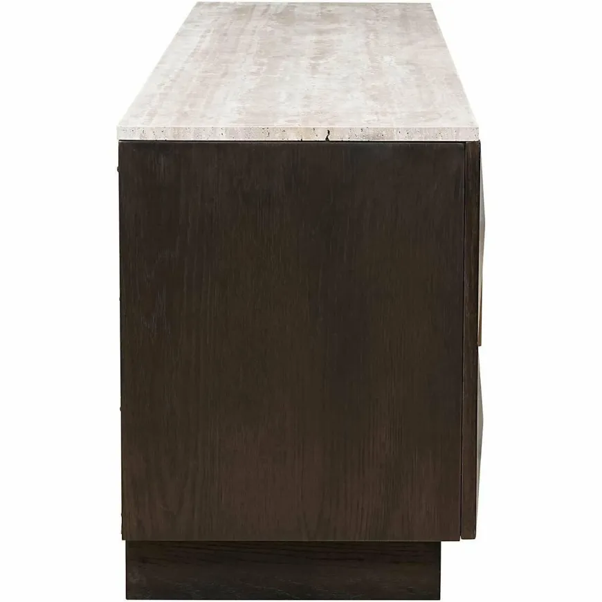 Richmond Interiors Tv-dressoir Claremont 4-deurs Bruin