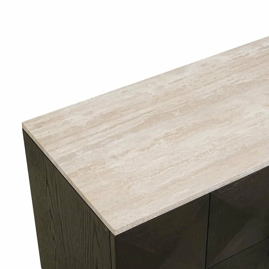 Richmond Interiors Tv-dressoir Claremont 4-deurs Bruin