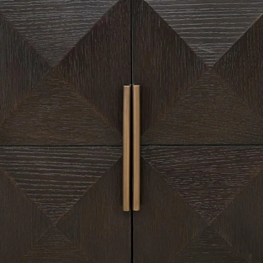Richmond Interiors Tv-dressoir Claremont 4-deurs Bruin