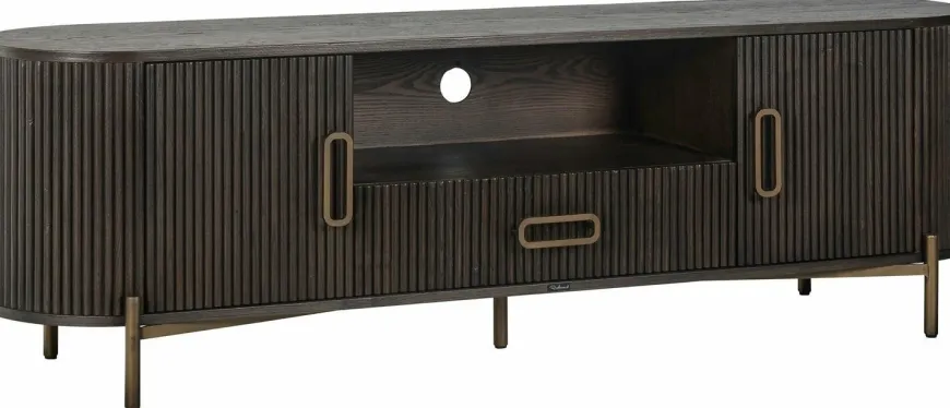 Richmond Interiors TV-dressoir Luxor 2-deuren 1-lade (Brown)