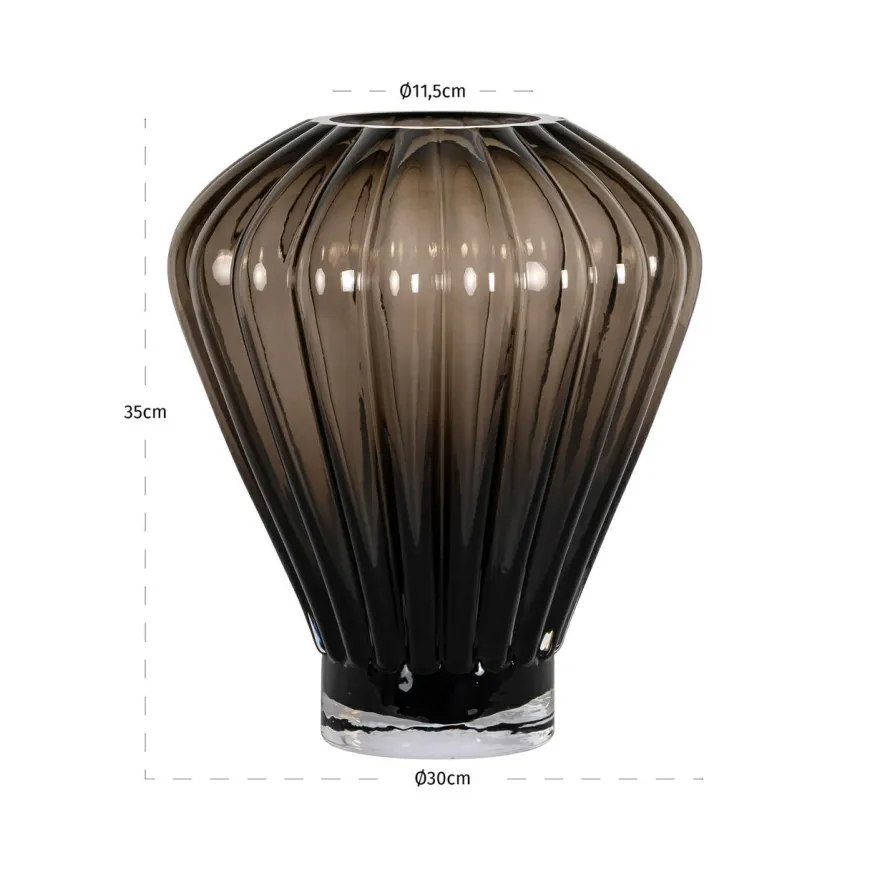 Richmond Interiors Vaas Shani bruin