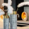 Richmond Interiors Vaas Alesha klein wit (Goud)