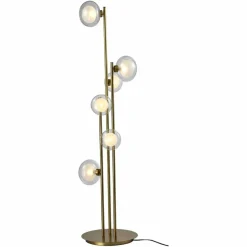 Richmond Interiors Vloerlamp Luva brass Brushed Goud