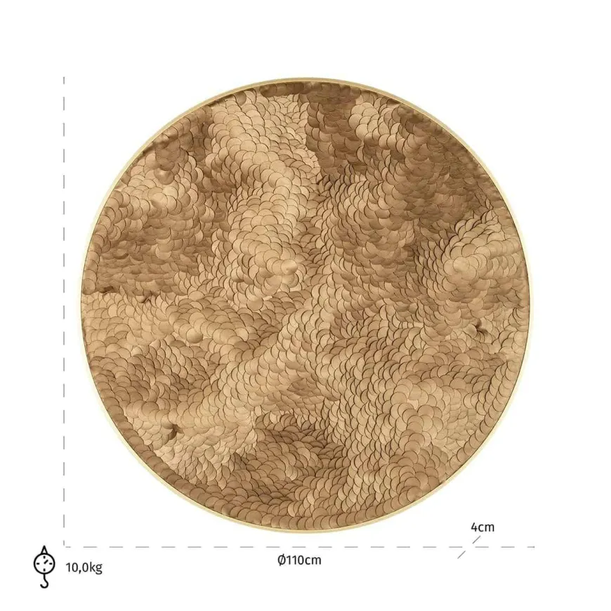 Richmond Interiors Wall art Bloom goud