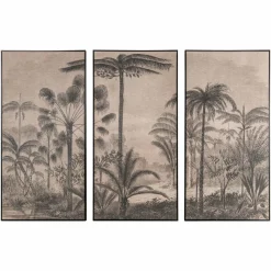 Richmond Interiors Wall art Rhapsody brown (Set van 3)