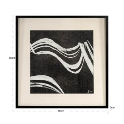 Richmond Interiors Wall art Jozy Zwart / Wit