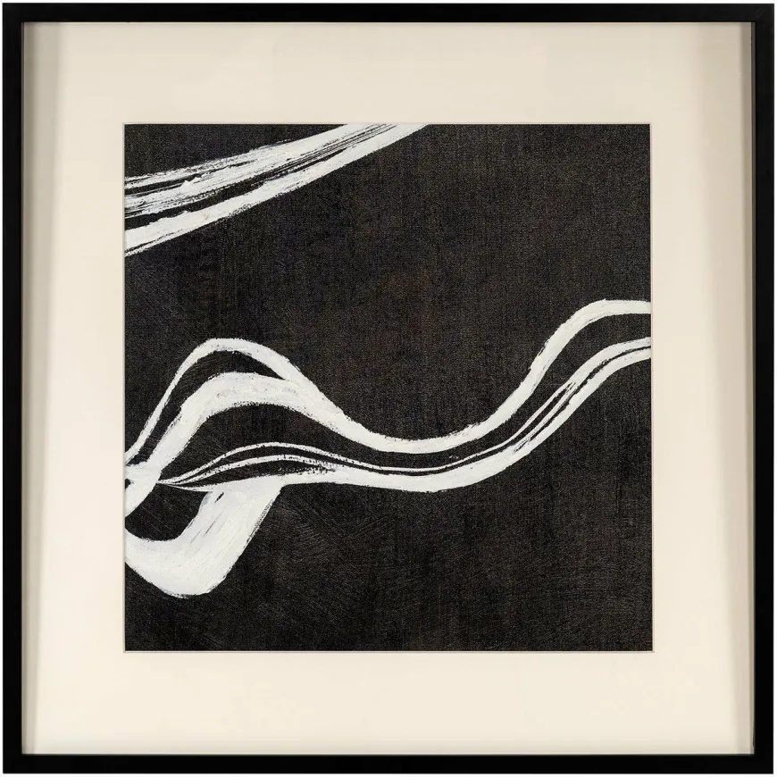 Richmond Interiors Wall art Jozra Zwart / Wit