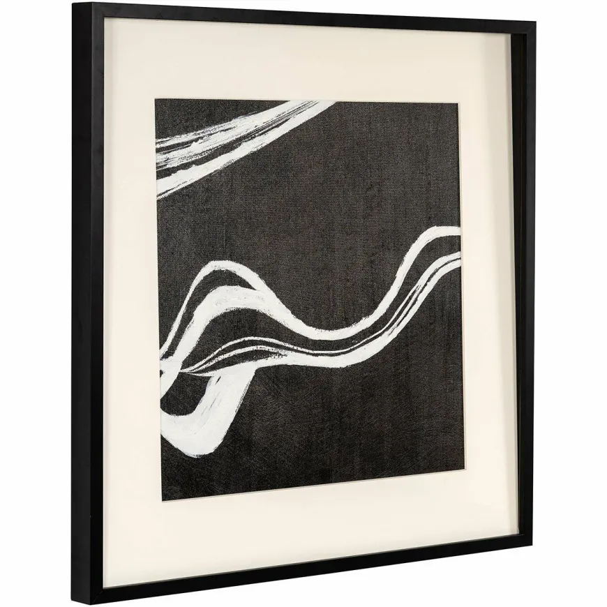 Richmond Interiors Wall art Jozra Zwart / Wit