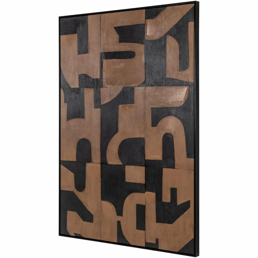 Richmond Interiors Wall art Cascade brown