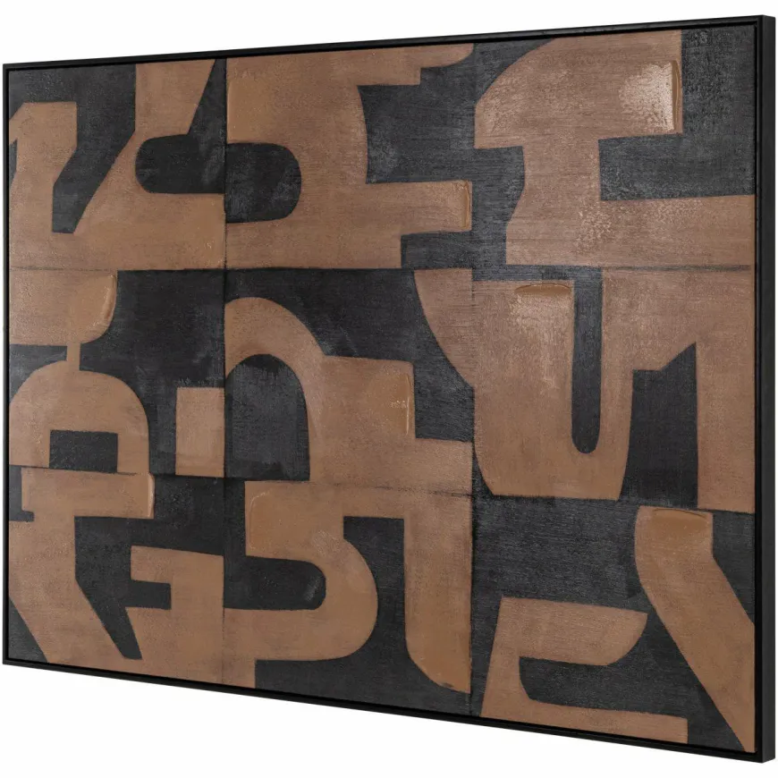 Richmond Interiors Wall art Cascade brown