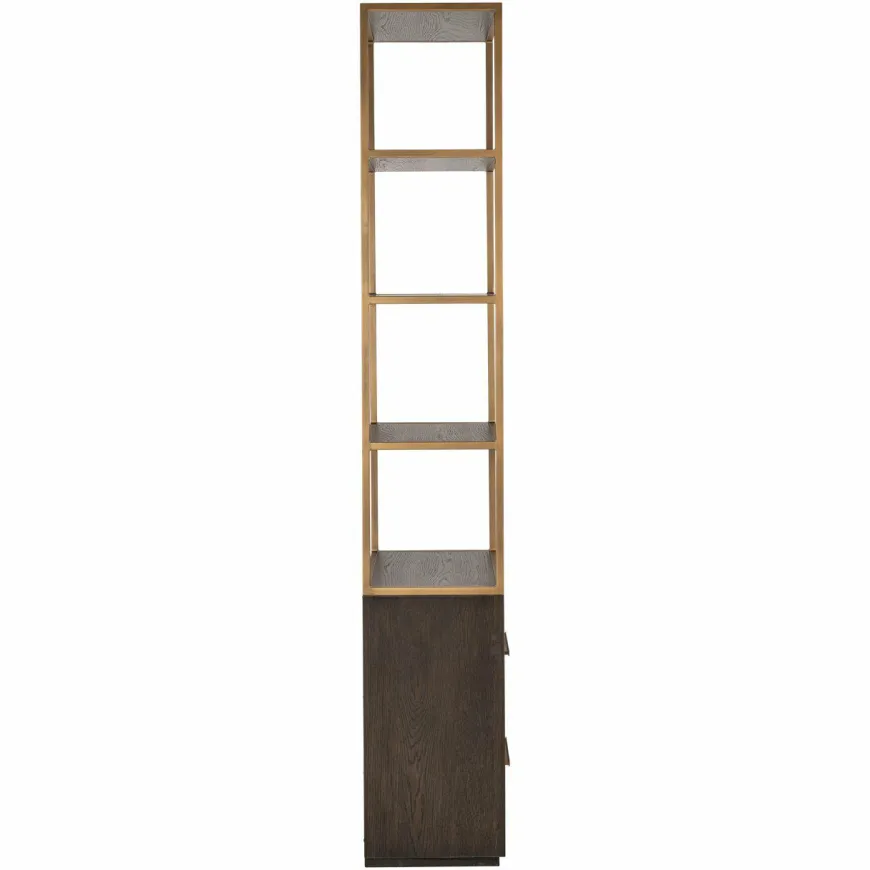 Richmond Interiors Wandkast Carter brown small 2-drawers