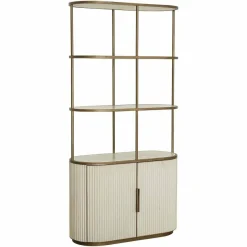Richmond Interiors Wandkast Tivoli 2-deurs 3 open planken Wit