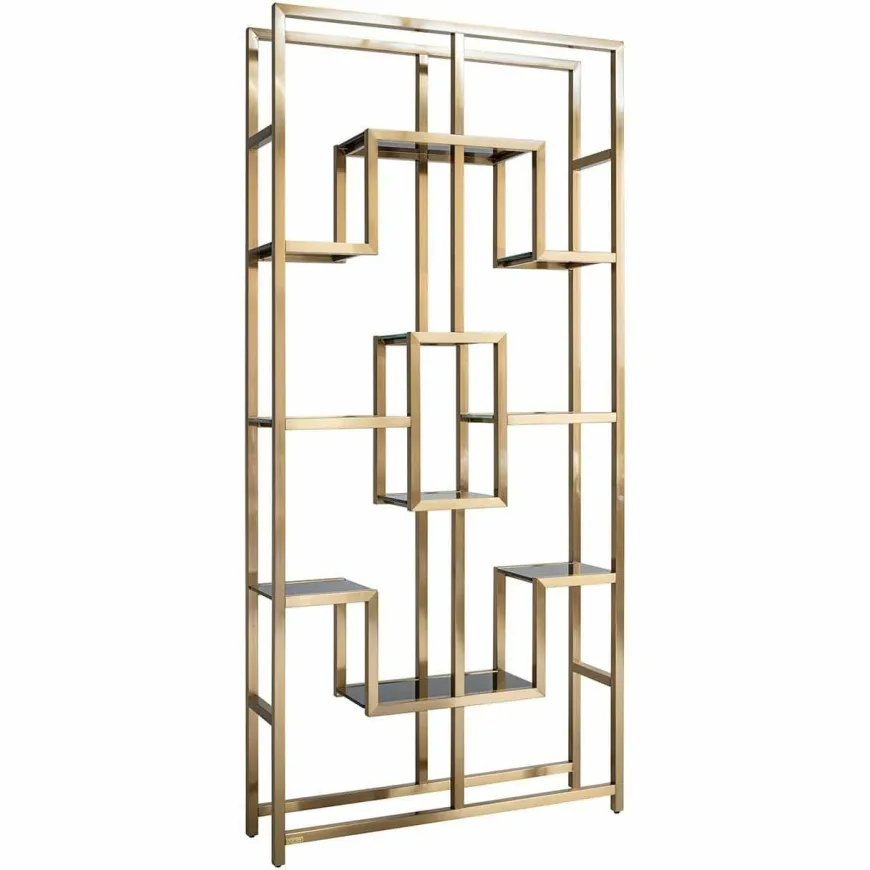 Richmond Interiors Wandkast Magnus brushed Goud Brushed