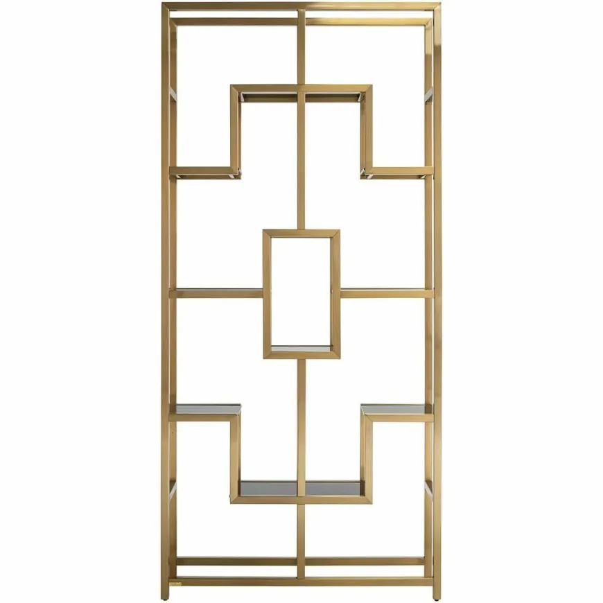 Richmond Interiors Wandkast Magnus brushed Goud Brushed