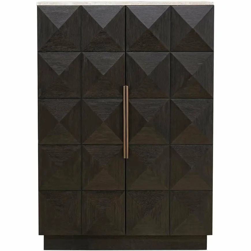 Richmond Interiors Wandkast Claremont 2-deurs Bruin