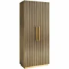 Richmond Interiors Wandkast Ironville goud - 2 deurs