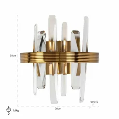Richmond Interiors Wandlamp Brigh