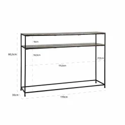 Richmond Interiors Wandtafel Chandon met plank (Champagne gold)