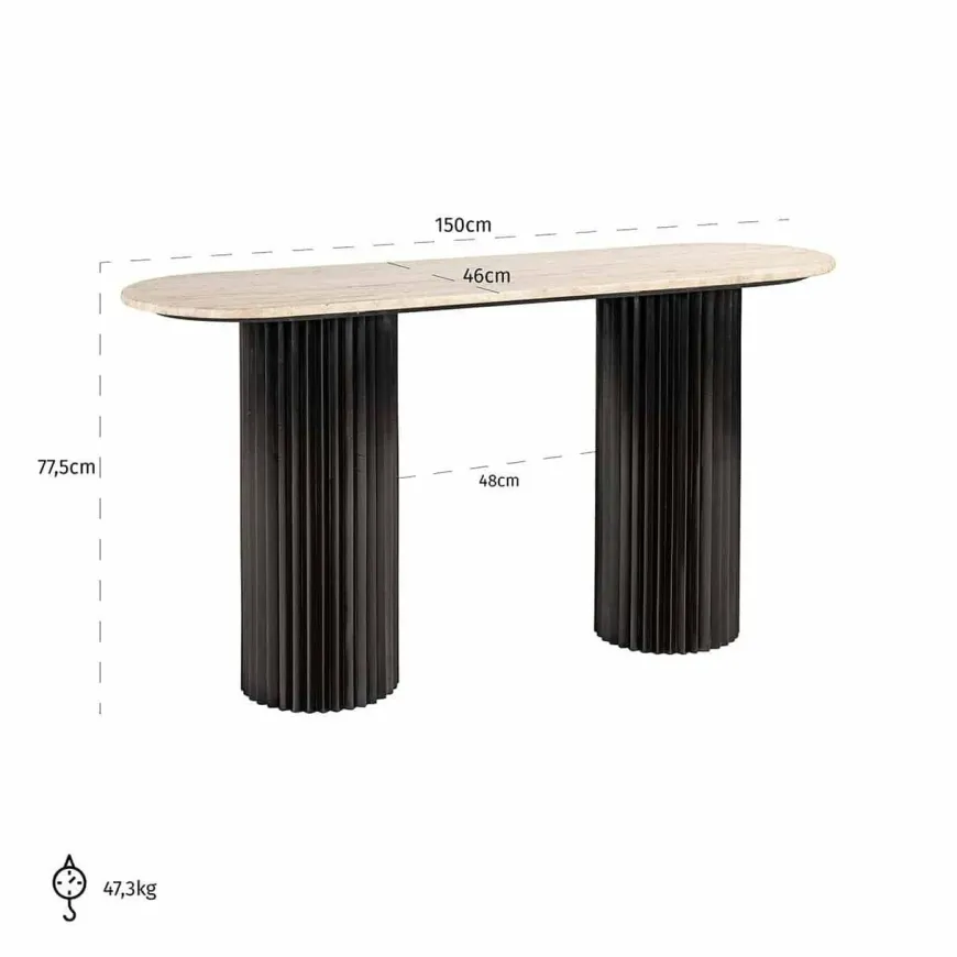 Richmond Interiors Wandtafel Hampton