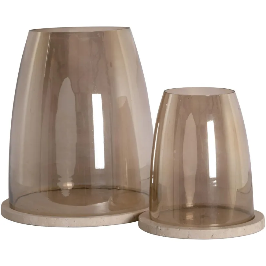 Richmond Interiors Windlicht Alusia sand small