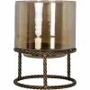 Richmond Interiors Windlicht Ropia goud groot