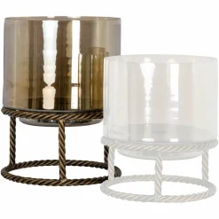 Richmond Interiors Windlicht Ropia goud groot
