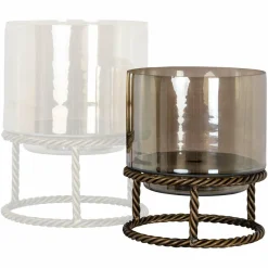 Richmond Interiors Windlicht Ropia goud klein