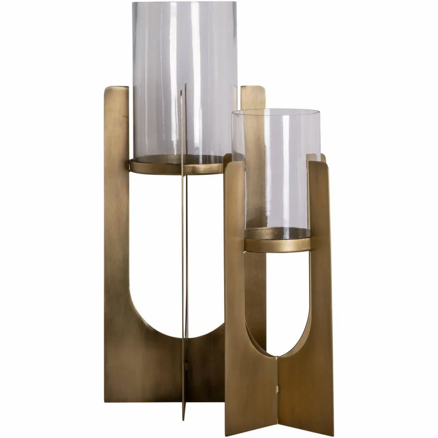 Richmond Interiors Windlicht Dalou goud groot
