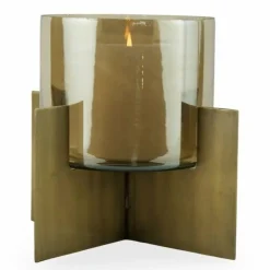 Richmond Interiors Windlicht Resa goud klein