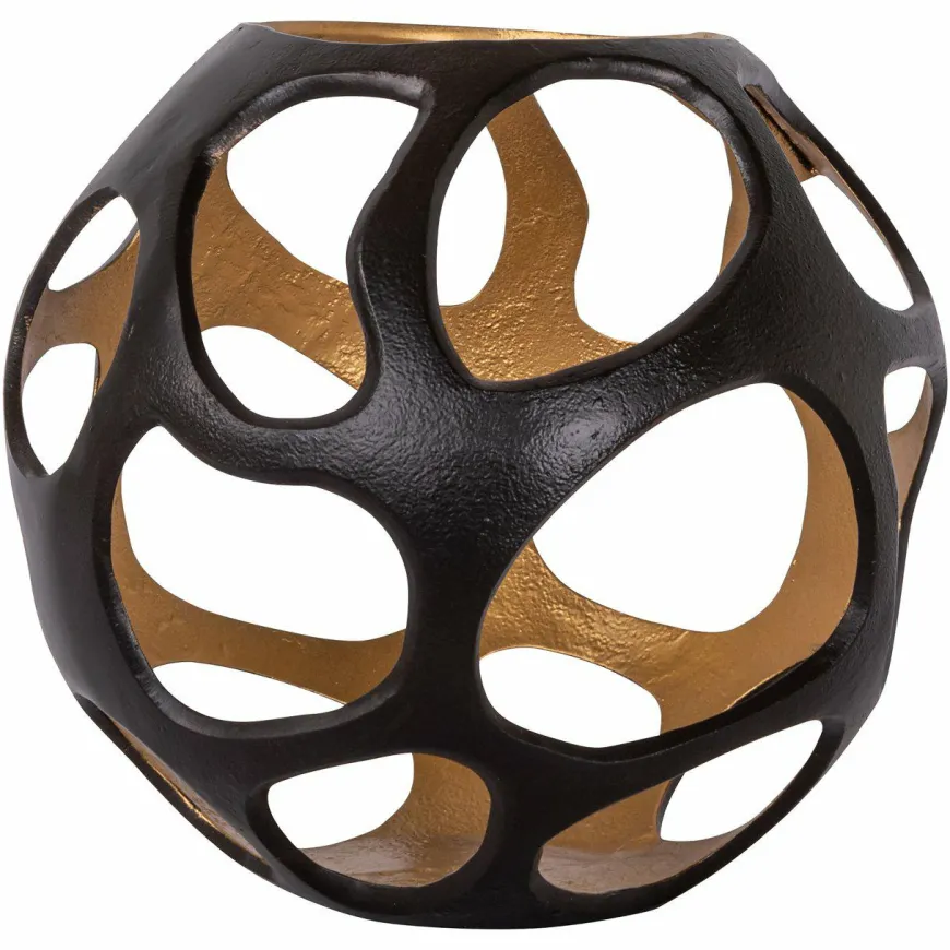 Richmond Interiors Windlicht Alysia brown large