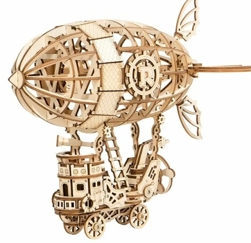 Robotime Houten Bouwpakket Airship