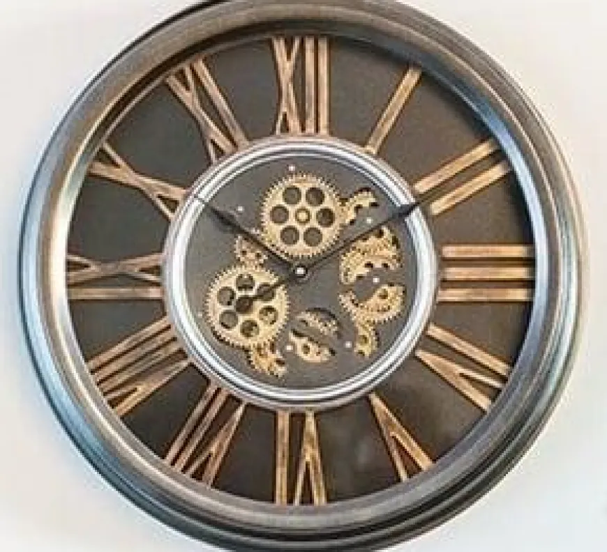 Thomas Kent Klok grant grijs 52,5 cm