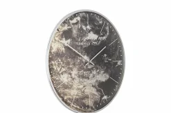 Thomas Kent Klok Oyster L aubergine/zilver -3 maten