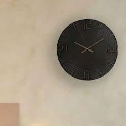 Thomas Kent Wandklok Winton M zwart - Ø60CM