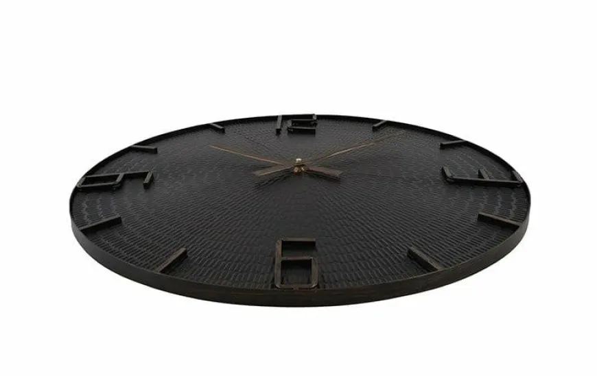 Thomas Kent Wandklok Winton M zwart - Ø60CM