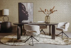 Tower Living Allure Eetkamertafel donkerbruin 220 cm
