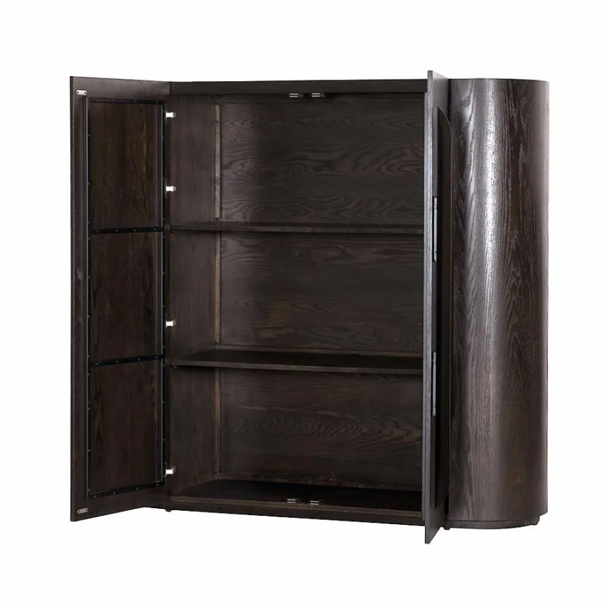 Tower Living Allure Opbergkast donkerbruin 150 cm