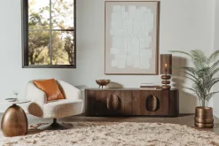 Tower Living Allure TV-meubel donkerbruin 180 cm