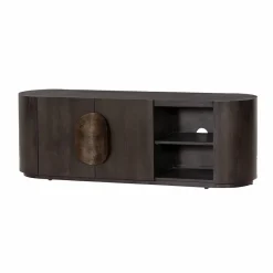 Tower Living Allure TV-meubel donkerbruin 150 cm