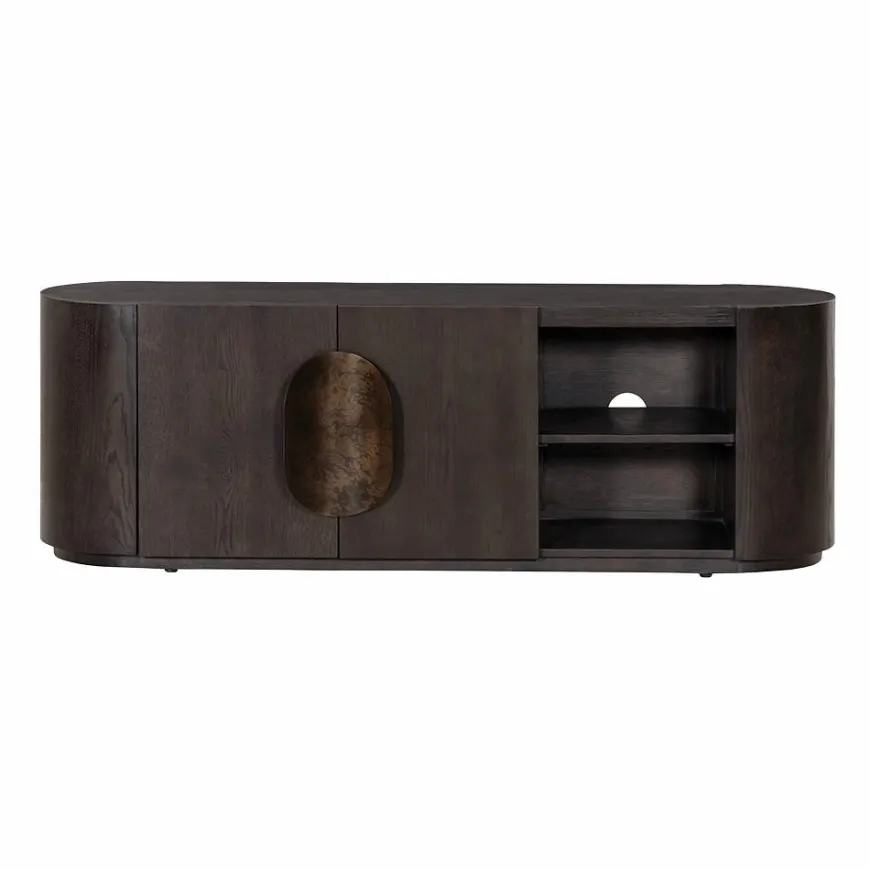 Tower Living Allure TV-meubel donkerbruin 150 cm